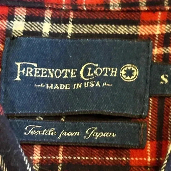 Freenote Cloth | Woven Plaid Flannel Shirt - Picture 5 of 9